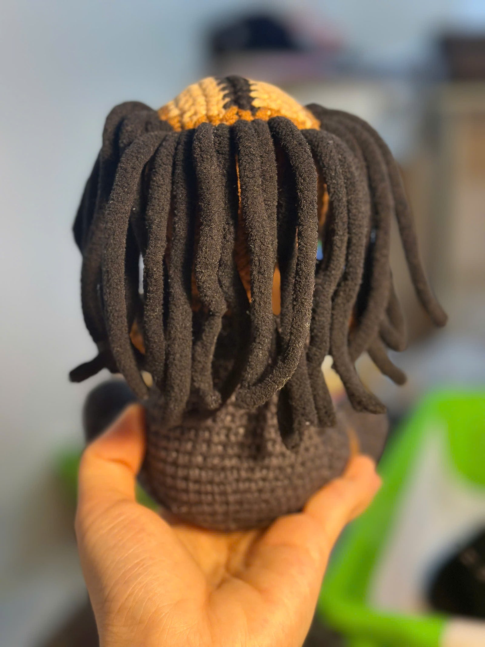 Emotional Support – The Predator 👾 - Handmade Crochet Doll