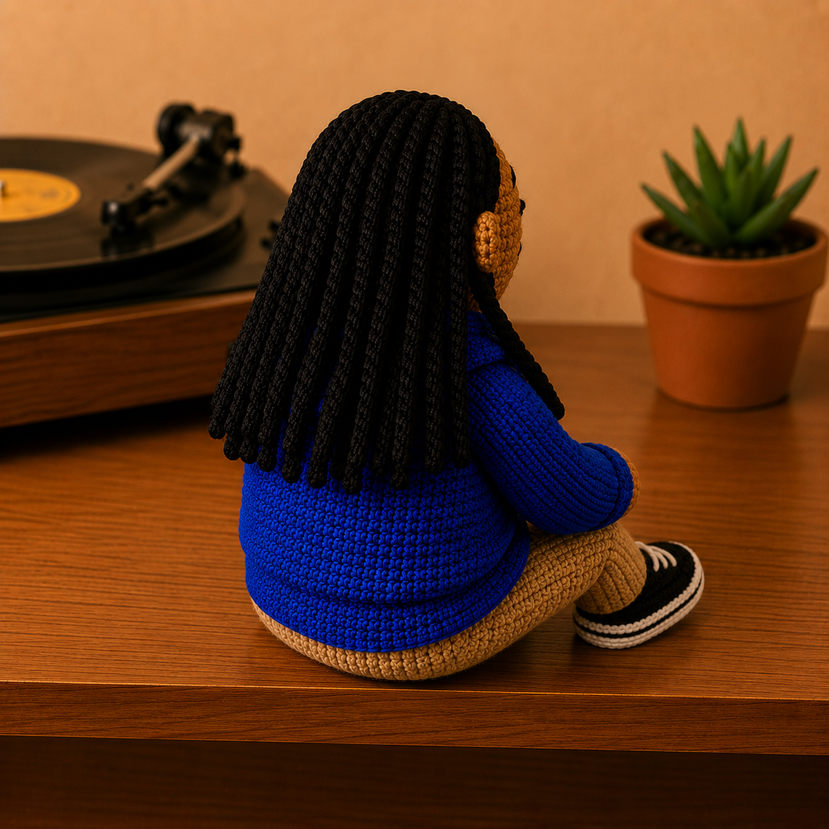 Emotional Support Snoop™ - Handmade Crochet Doll (6 inches)