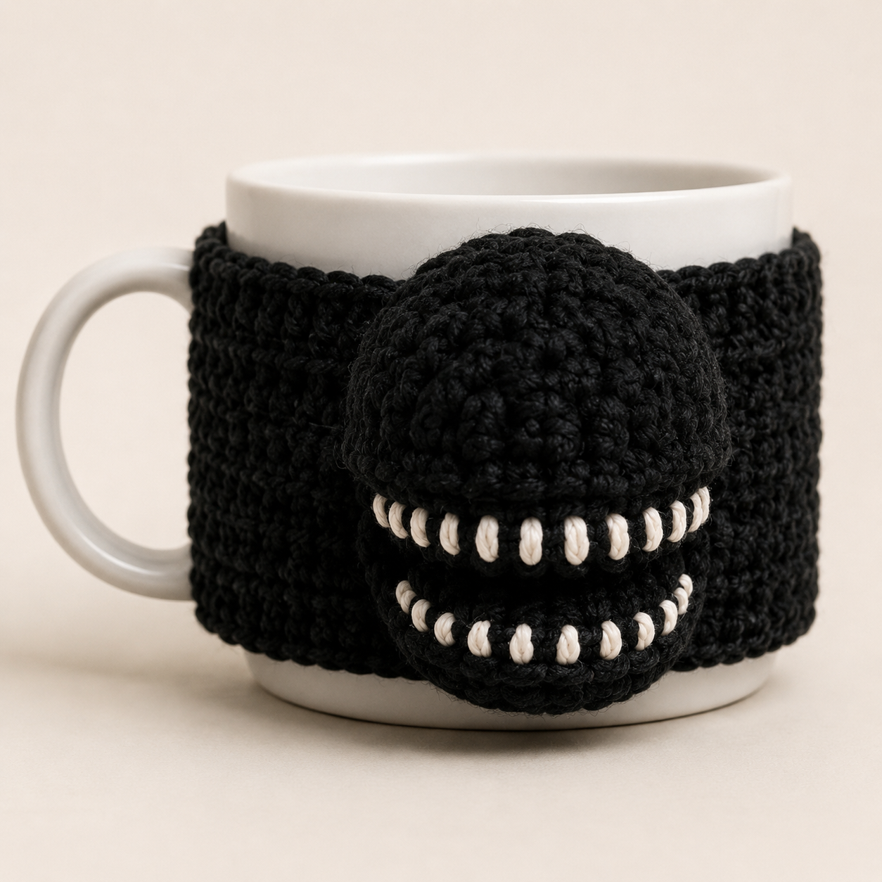 Crochet Xenomorph Mug Cozy