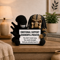 Emotional Support Xenomorph & Predator Duo – Strength Reminder Crochet Plush