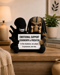 Emotional Support Xenomorph & Predator Duo – In the Shadows Crochet Plush