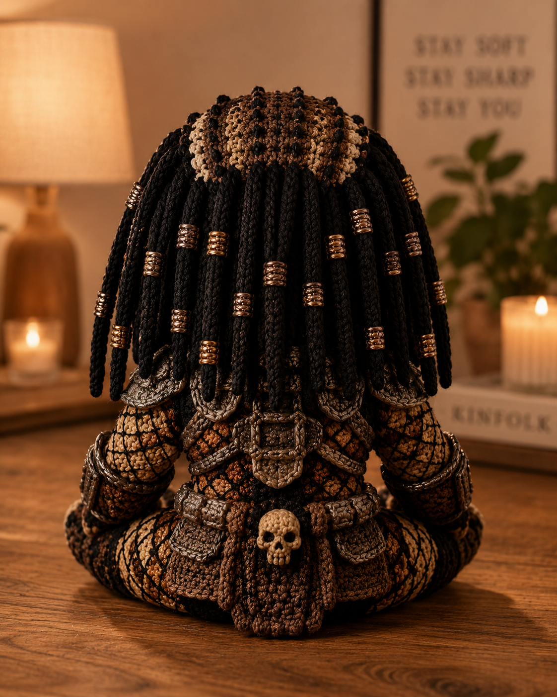 Emotional Support – The Predator - Handmade Crochet Doll (10inch and 20 inch)