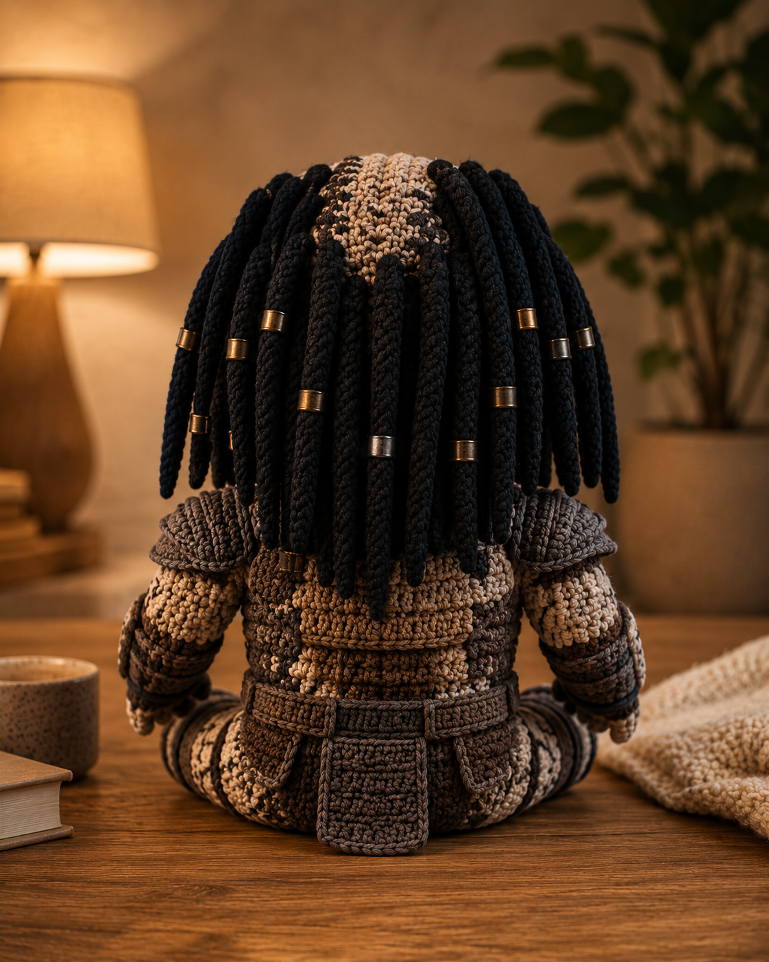 Emotional Support – The Predator 👾 - Handmade Crochet Doll (10inch)