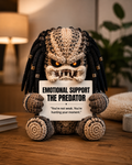 Emotional Support – The Predator 👾 - Handmade Crochet Doll (10inch)