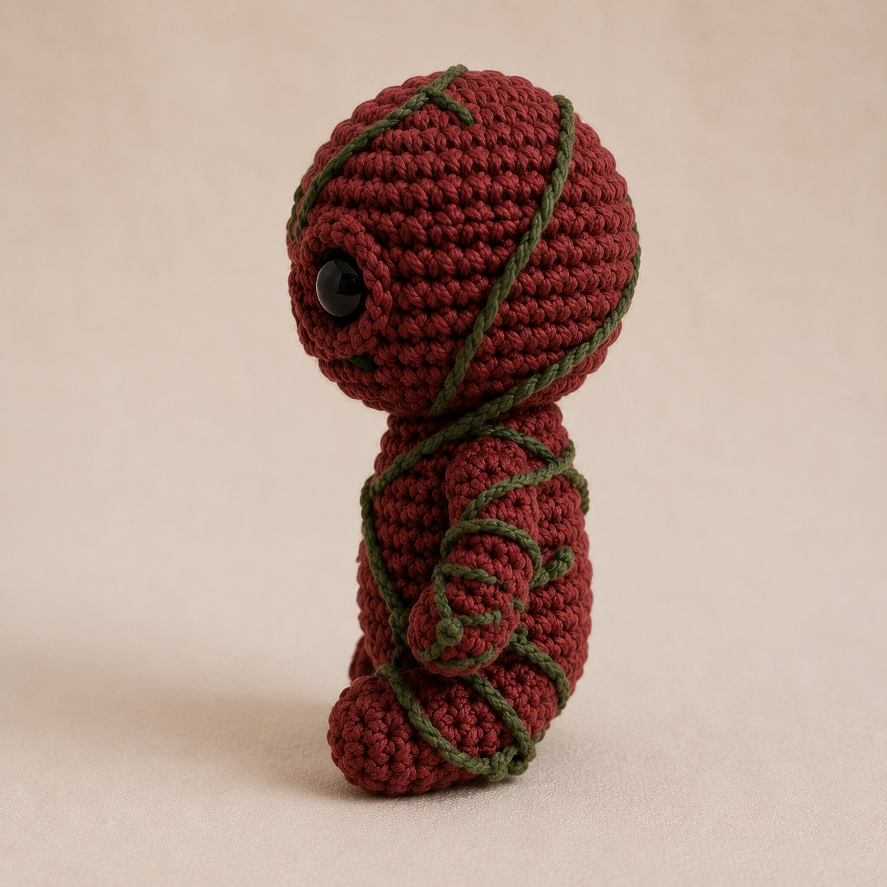 Emotional Support Vecna - Handmade Crochet Doll (15cm)