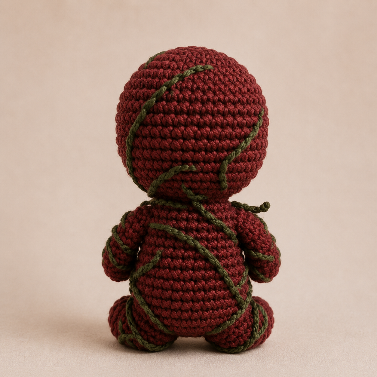 Emotional Support Vecna - Handmade Crochet Doll (15cm)