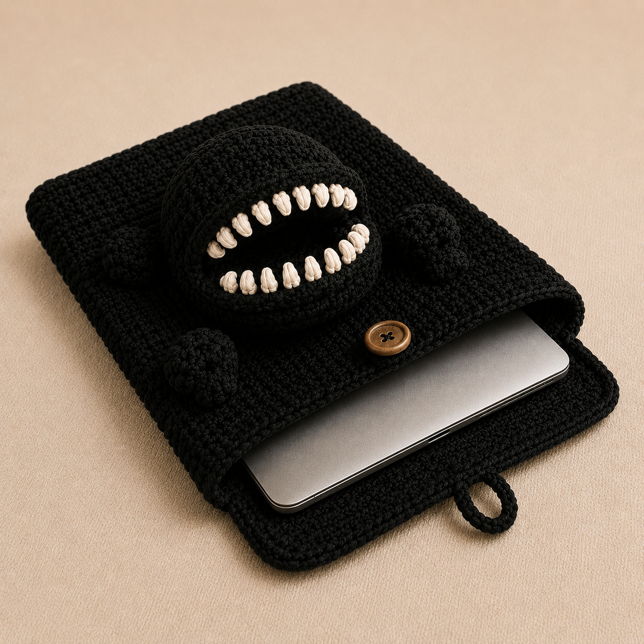 Crochet Xenomorph iPad/Laptop Sleeve