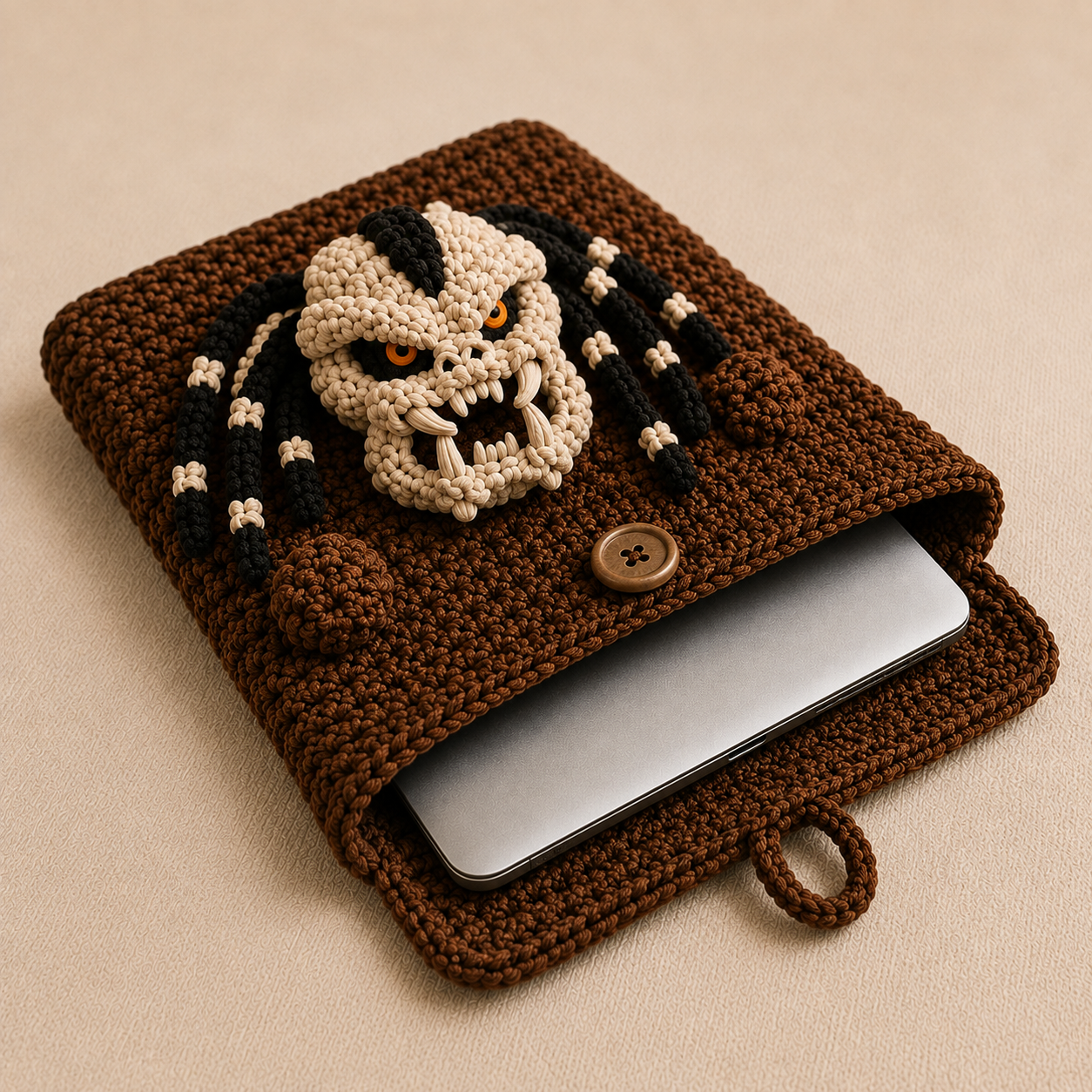 Crochet Predator iPad/Laptop Sleeve