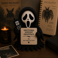 Emotional Support Ghostface - Handmade Crochet Doll (15cm)