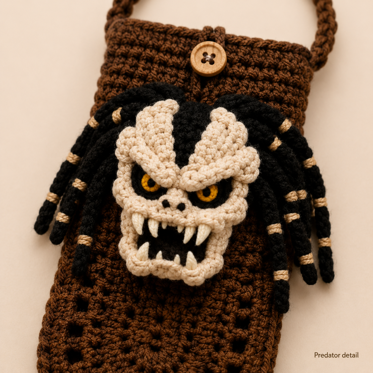Predator Crochet Phone Sleeve