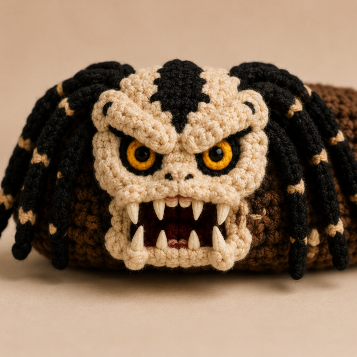Predator Crochet Eyeglasses Case