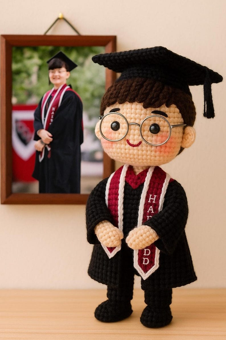 Custom Crochet Doll from Photo – Personalized Couple, Family & Pet Dolls